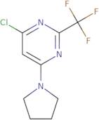 4-chloro-6-pyrrolidin-1-yl-2-(trifluoromethyl)pyrimidine
