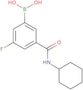 [3-(cyclohexylcarbamoyl)-5-fluorophenyl]boronic Acid