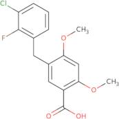 5-[(3-chloro-2-fluorophenyl)methyl]-2,4-dimethoxybenzoic Aci
