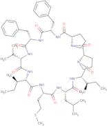 Cyclolinopeptide B Cyclo(-Pro-Pro-Phe-Phe-Val-Ile-Met-Leu-Ile)