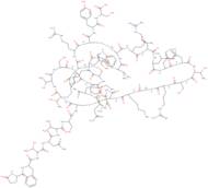 Charybdotoxin Pyr-Phe-Thr-Asn-Val-Ser-Cys-Thr-Thr-Ser-Lys-Glu-Cys-Trp-Ser-Val-Cys-Gln-Arg-Leu-His-Asn-Thr-Ser-Arg-Gly-Lys-Cys-Met-As n-Lys-Lys-Cys-Arg-Cys-Tyr-Ser-OH (Disulfide bonds between Cys7 and Cys28/Cys13 and Cys33/Cys17 and Cys35)