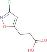 3-(3-Chloroisoxazol-5-yl)propanoic acid