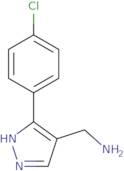 [3-(4-Chlorophenyl)-1H-pyrazol-4-yl]methylamine hydrochloride