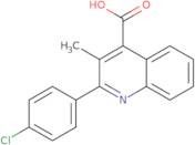 2-(4-Chlorophenyl)-3-methylquinoline-4-carboxylic acid