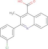 2-(3-Chlorophenyl)-3-methylquinoline-4-carboxylic acid