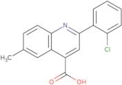 2-(2-Chlorophenyl)-6-methylquinoline-4-carboxylic acid