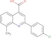 2-(4-Chlorophenyl)-8-methylquinoline-4-carboxylic acid