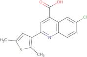 6-Chloro-2-(2,5-dimethylthien-3-yl)quinoline-4-carboxylic acid