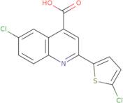 6-Chloro-2-(5-chlorothien-2-yl)quinoline-4-carboxylic acid