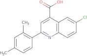 6-Chloro-2-(2,4-dimethylphenyl)quinoline-4-carboxylic acid