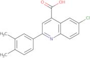 6-Chloro-2-(3,4-dimethylphenyl)quinoline-4-carboxylic acid