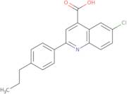 6-Chloro-2-(4-propylphenyl)quinoline-4-carboxylic acid