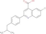 6-Chloro-2-(4-isobutylphenyl)quinoline-4-carboxylic acid