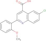 6-Chloro-2-(2-methoxyphenyl)quinoline-4-carboxylic acid