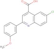 6-Chloro-2-(3-methoxyphenyl)quinoline-4-carboxylic acid