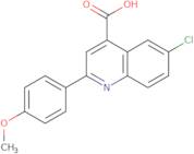 6-Chloro-2-(4-methoxyphenyl)quinoline-4-carboxylic acid