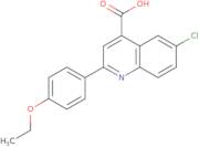 6-Chloro-2-(4-ethoxyphenyl)quinoline-4-carboxylic acid