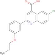 6-Chloro-2-(3-propoxyphenyl)quinoline-4-carboxylic acid