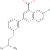 6-Chloro-2-(3-isobutoxyphenyl)quinoline-4-carboxylic acid