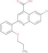 6-Chloro-2-(2-propoxyphenyl)quinoline-4-carboxylic acid