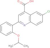 6-Chloro-2-(2-isopropoxyphenyl)quinoline-4-carboxylic acid