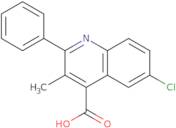 6-Chloro-3-methyl-2-phenylquinoline-4-carboxylic acid