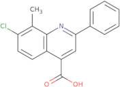 7-Chloro-8-methyl-2-phenylquinoline-4-carboxylic acid