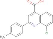 8-Chloro-2-(4-methylphenyl)quinoline-4-carboxylic acid