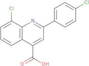 8-Chloro-2-(4-chlorophenyl)quinoline-4-carboxylic acid