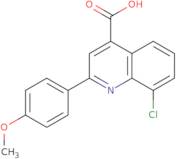 8-Chloro-2-(4-methoxyphenyl)quinoline-4-carboxylic acid