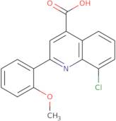 8-Chloro-2-(2-methoxyphenyl)quinoline-4-carboxylic acid