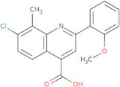 7-Chloro-2-(2-methoxyphenyl)-8-methylquinoline-4-carboxylic acid