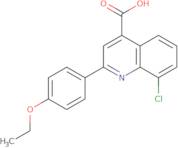 8-Chloro-2-(4-ethoxyphenyl)quinoline-4-carboxylic acid