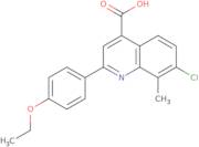 7-Chloro-2-(4-ethoxyphenyl)-8-methylquinoline-4-carboxylic acid