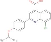 8-Chloro-2-(4-isopropoxyphenyl)quinoline-4-carboxylic acid