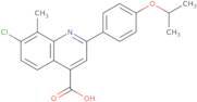 7-Chloro-2-(4-isopropoxyphenyl)-8-methylquinoline-4-carboxylic acid