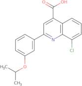 8-Chloro-2-(3-isopropoxyphenyl)quinoline-4-carboxylic acid