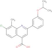 7-Chloro-2-(3-isopropoxyphenyl)-8-methylquinoline-4-carboxylic acid