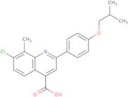 7-Chloro-2-(4-isobutoxyphenyl)-8-methylquinoline-4-carboxylic acid