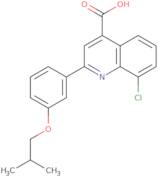 8-Chloro-2-(3-isobutoxyphenyl)quinoline-4-carboxylic acid