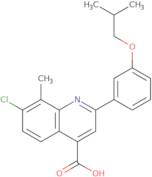 7-Chloro-2-(3-isobutoxyphenyl)-8-methylquinoline-4-carboxylic acid