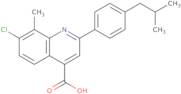 7-Chloro-2-(4-isobutylphenyl)-8-methylquinoline-4-carboxylic acid