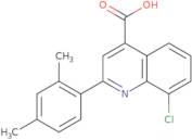 8-Chloro-2-(2,4-dimethylphenyl)quinoline-4-carboxylic acid