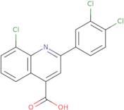 8-Chloro-2-(3,4-dichlorophenyl)quinoline-4-carboxylic acid