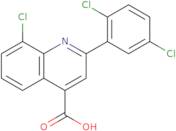 8-Chloro-2-(2,5-dichlorophenyl)quinoline-4-carboxylic acid