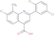 7-Chloro-2-(2,5-dichlorophenyl)-8-methylquinoline-4-carboxylic acid