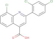 8-Chloro-2-(2,4-dichlorophenyl)quinoline-4-carboxylic acid