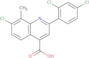7-Chloro-2-(2,4-dichlorophenyl)-8-methylquinoline-4-carboxylic acid