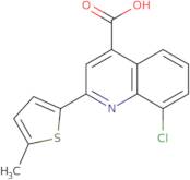 8-Chloro-2-(5-methylthien-2-yl)quinoline-4-carboxylic acid