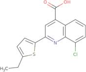 8-Chloro-2-(5-ethylthien-2-yl)quinoline-4-carboxylic acid